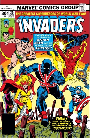 Invaders #19-22 (August-November 1977) – THE VIRTUES OF CAPTAIN AMERICA