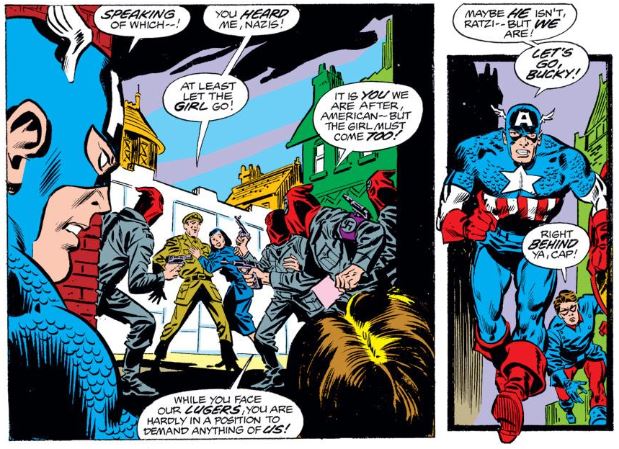 Invaders #16-18 (May-July 1977) – THE VIRTUES OF CAPTAIN AMERICA