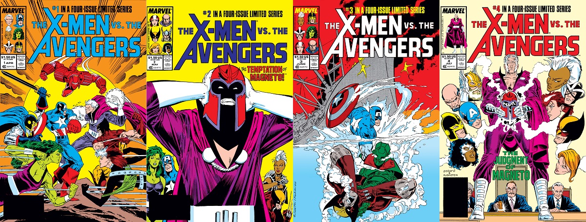 X-Men Vs. Avengers #1-4 (April-July 1987) – THE VIRTUES OF CAPTAIN